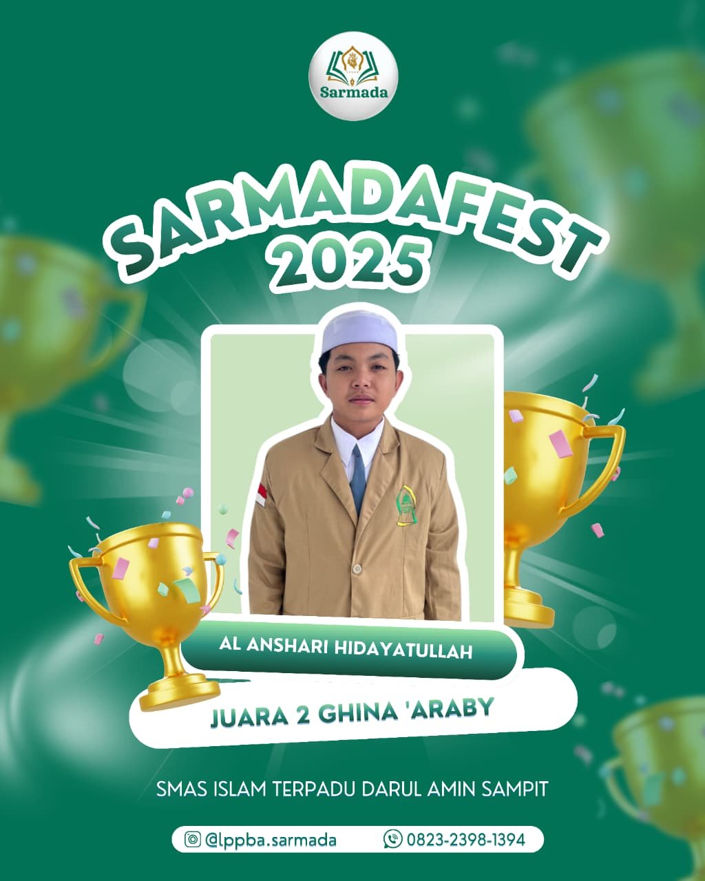 Juara 2 Ghina 'Araby