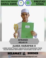 Juara Harapan 2 Lomba Adzan 