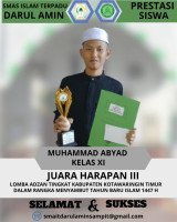Juara Harapan 3 Lomba Adzan